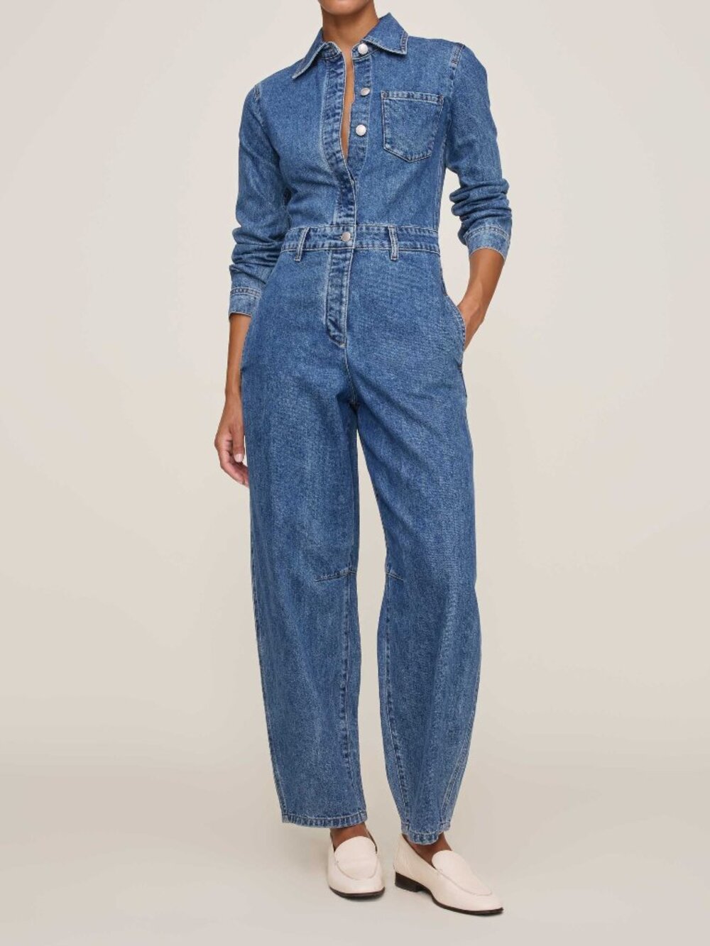 dl1961 'Alissa' north beach denim jumpsuit sz S